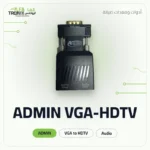 محول ADMIN VGA إلى HDTV مع صوت ومنفذ ومسامير تثبيت